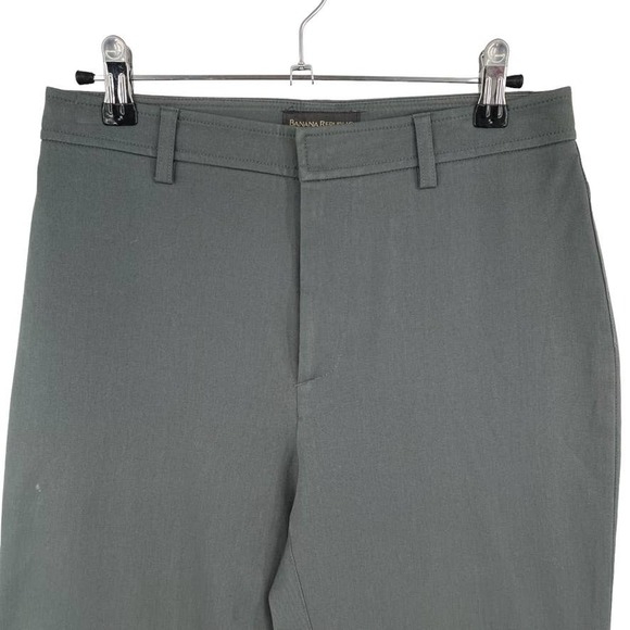 Banana Republic Cotton Stretch Straight Leg Chino Pants in Gray - Womens Size 2 - Picture 3 of 10